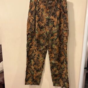 Leaf Pattern Men's Cargo Pants
